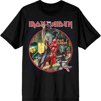 Pánské tričko Iron Maiden Paradise Club Circle Black 2XL Tričko