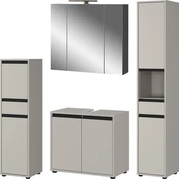 Koupelnový nábytek Šedá koupelnová sestava Lemont – Germania ID_1702860
