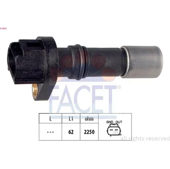 Kliková hřídel Generátor impulsů, klikový hřídel FACET 9.0461