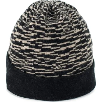 Čepice Klobouček v černém melanži