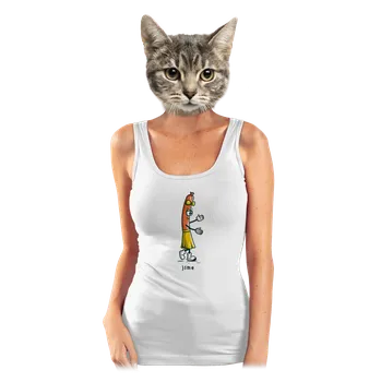 Bastard Páreček dámské tílko klasické White