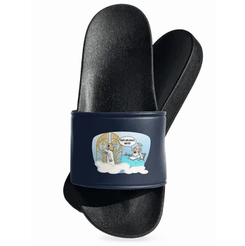 Pánské pantofle Bastard Nebeská aplikace pantofle Navy