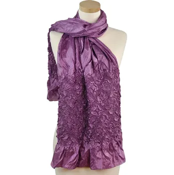 Šála Klasická elegantní šálka fialová