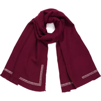 Šála Lemovaná šála vínová