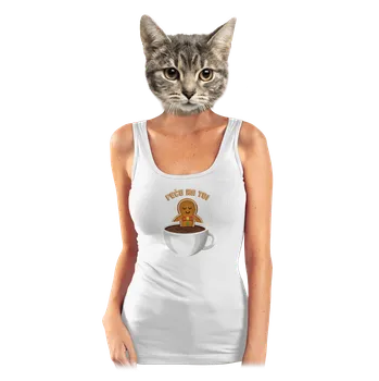 Bastard Peču na to! dámské tílko klasické White