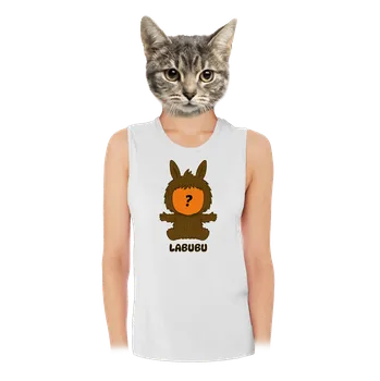 Bastard Labubu dámské tílko volné White