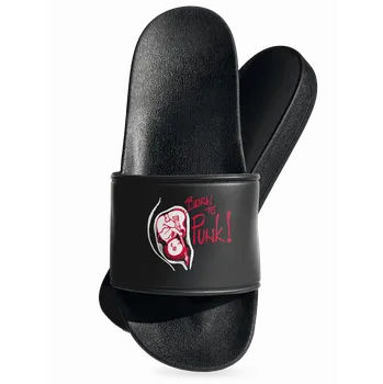 Pánské pantofle Bastard Born to punk pantofle Black