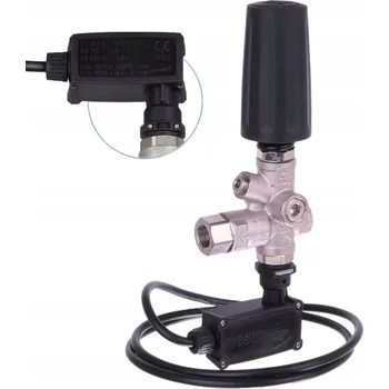 Ventil BY-PASS ventil MTM 3/8 s MIKROSPÍNAČEM, Přepouštěcí zpětný ventil, poniklovaný