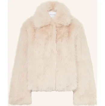 Mrs & Hugs Dámská Bunda Z Umělé Kožešiny, krémová, 44