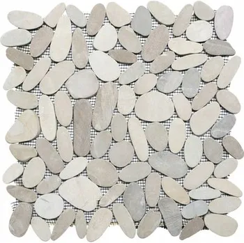 Obklad Kamenná mozaika, Přírodní kámen šedo-béžová