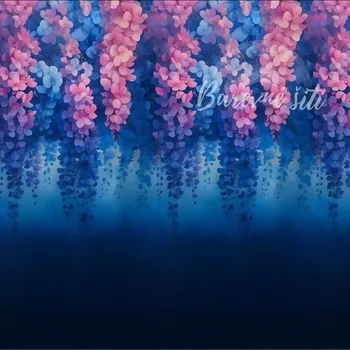 Úplet, Modrorůžové květinové lijány, panel (E) (Top kvalitní úplet Bella)