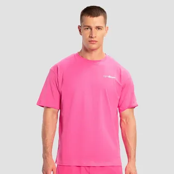 Pánské tričko GymBeam Limitless Oversized T-Shirt Dragonfruit XXL