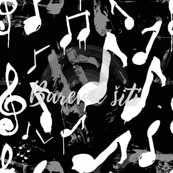 Úplet, Černobílé noty (E) (Top kvalitní úplet Bella digitisk)