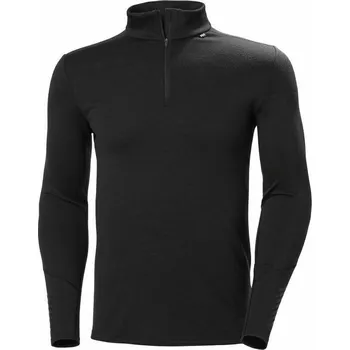 Helly Hansen Lifa Merino Midweight 1/2 Zip Black XL Technická spodní vrstva