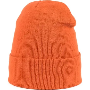 Módní doplněk Originální oranžová čepice