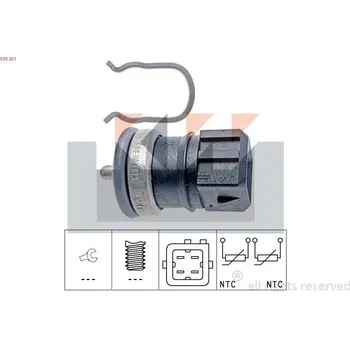 Čidlo automobilu Snímač, teplota chladiva KW 530 251