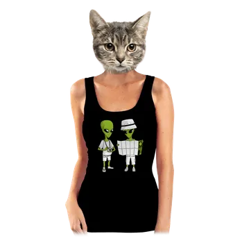 Bastard Mimozemšťané dámské tílko klasické Black