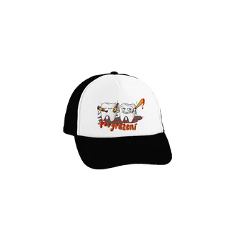 Kšiltovka Bastard Povyražení kšiltovka truckerka Black cap