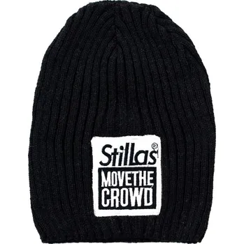 Čepice Stylová černá čepice s nápisem