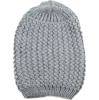 Čepice Čepice s cik cak vzorem šedá