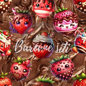 Úplet, Jahody v čokoládě (E) (Top kvalitní úplet Bella digitisk)