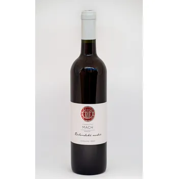 Rulandské modré 2023, moravské zemské víno, Vinařství Mach Vracov, polosuché