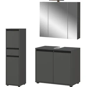 Koupelnový nábytek Antracitová koupelnová sestava Lemont – Germania ID_1702892