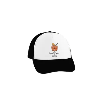 Kšiltovka Bastard Aperol Špic kšiltovka truckerka Black cap