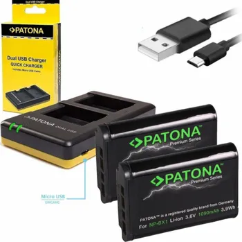 PATONA Foto Dual Quick Sony NP-BX1 PT1974B