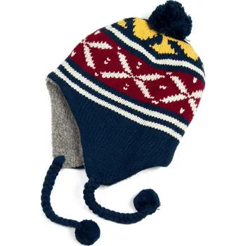 Čepice Zimní čepice - ušanka modrá