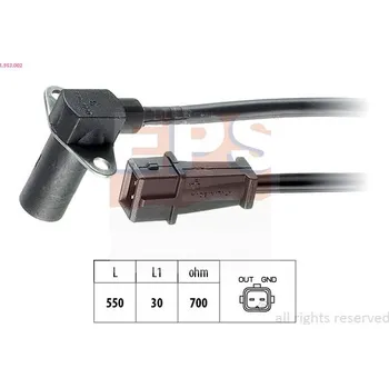 Kliková hřídel Generátor impulsů, klikový hřídel EPS 1.953.002