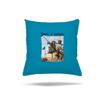 Polštář Bastard Jack s párou polštář Blue Turquoise