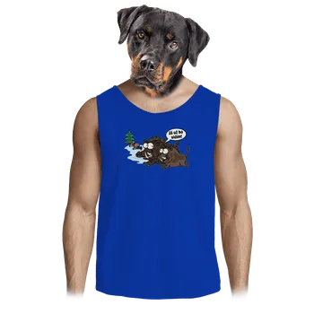 Pánské tílko Bastard Já už ho vidím pánské tílko Royal Blue