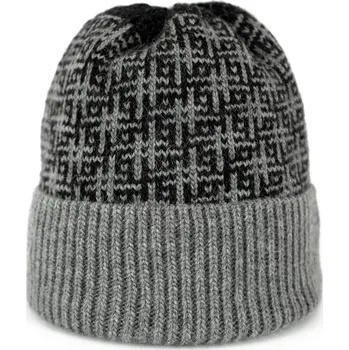 Čepice Čepice se vzorem šedo-černá