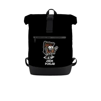 Městský batoh Bastard Jsem poklad batoh Black