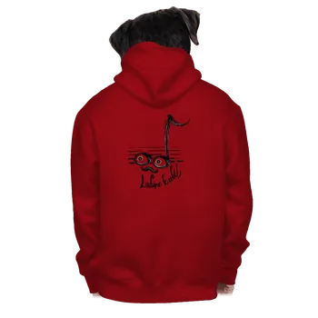 Pánská mikina Bastard Ladíme k sobě pánská mikina na zip Red