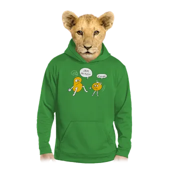 Chlapecká mikina Bastard Opilé brambory dětská mikina klokanka Kelly Green AWD