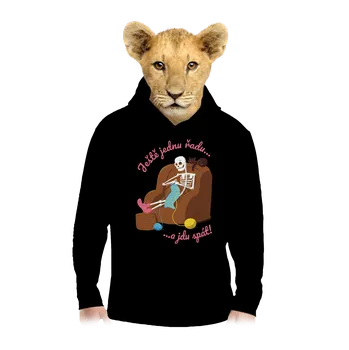 Chlapecká mikina Bastard Ještě jednu řadu dětská mikina klokanka Black