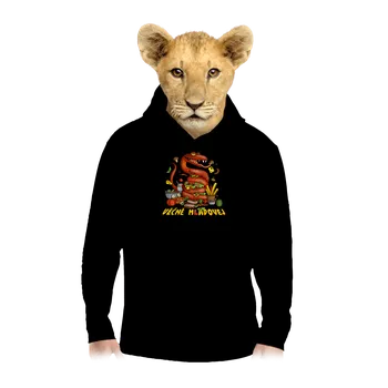 Chlapecká mikina Bastard Věčně hladovej dětská mikina klokanka Black