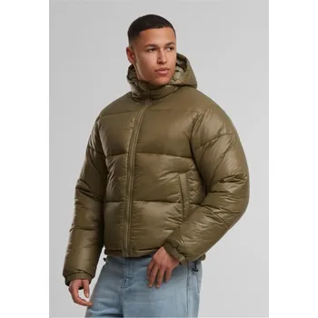 Shiny Puffer Jacket With Hood - tiniolive L