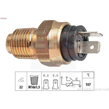 Čidlo automobilu Snímač, teplota chladiva EPS 1.830.526