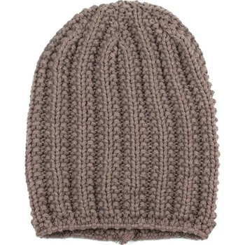 Čepice Světle hnědá spadlá čepice