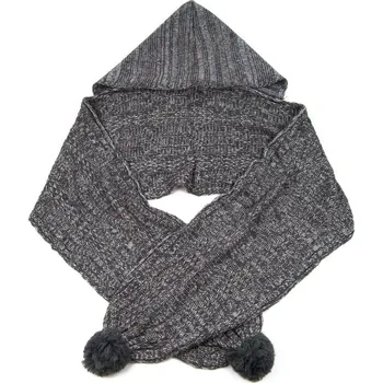 Šála Šál - tunel v melanži tmavě šedý, melírovaný