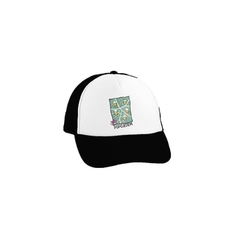 Kšiltovka Bastard Popojedem kšiltovka truckerka Black cap