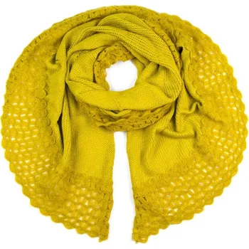 Šála Teplý dámský šál - hořčicový