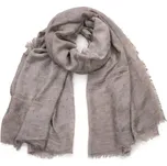 Šál elegantní šedohnědý