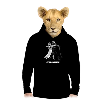 Chlapecká mikina Bastard Star dance dětská mikina klokanka Black