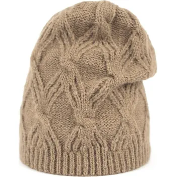 Čepice Tenká čepice na přechodné období béžová