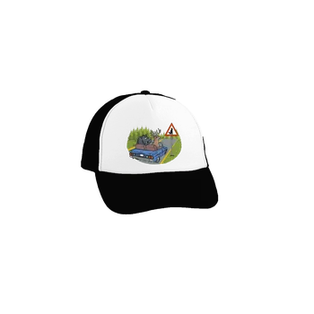 Kšiltovka Bastard Myslivec kšiltovka truckerka Black cap