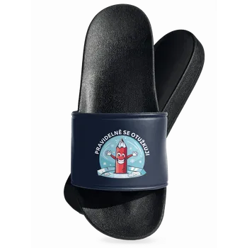 Pánská obuv Bastard Pravidelně se otužkuji pantofle Navy